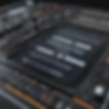 Detailed View of a Capacitive Touchscreen Close-up of a capacitive touchscreen display
