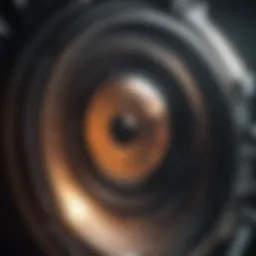 Illustration of light scattering caused by cataracts
