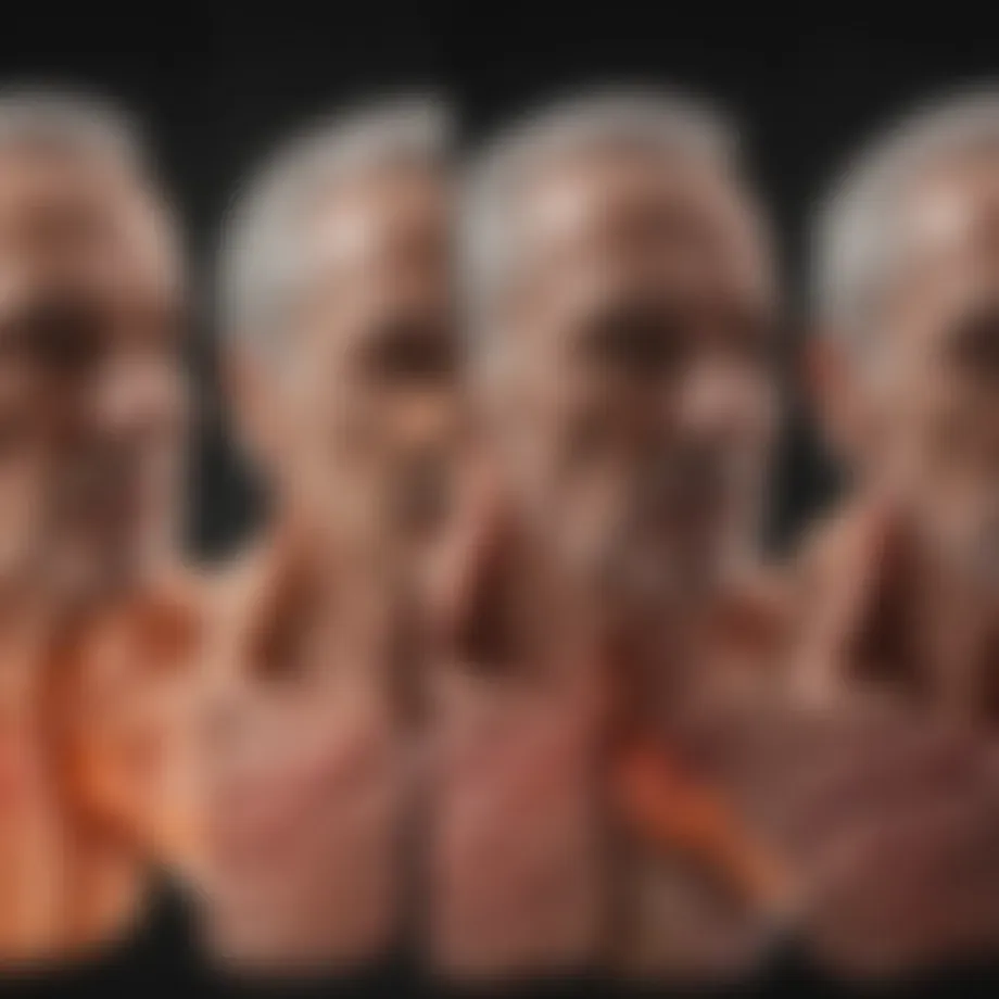 Diagram illustrating the stages of COPD severity