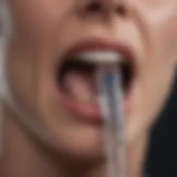 Visualization of the swallowing process affected by dysphagia