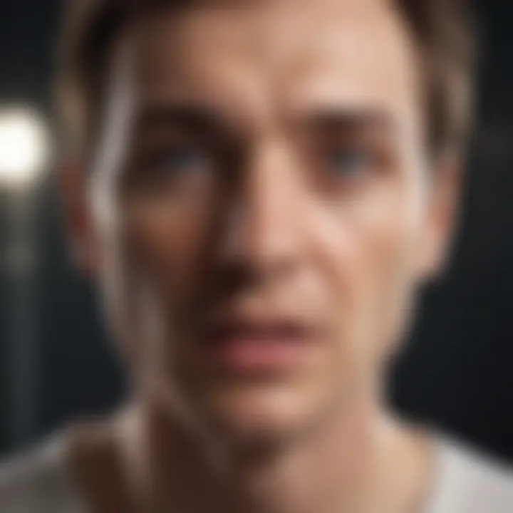 A conceptual image depicting the impact of dystrophy on daily life and mental well-being