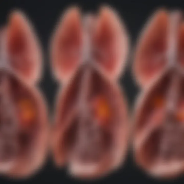 An informative diagram showing the progression of COPD.