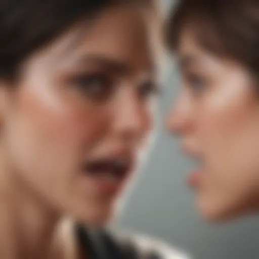Illustration depicting the nuances of female aggression
