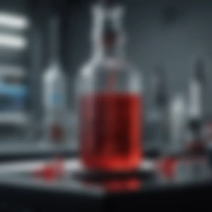 Laboratory equipment for blood analysis