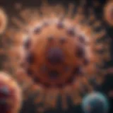 Diagram illustrating the immune response to hepatitis viruses