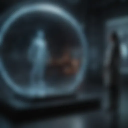 An intricate demonstration of interactive hologram technology