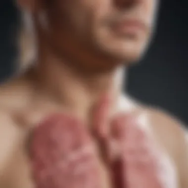 Symptoms of Interstitial Lung Disease Infographic showing common symptoms of interstitial lung disease