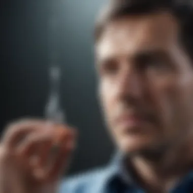 Illustration showcasing emerging therapies in ALS research