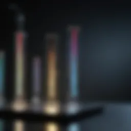 Spectrum of light used in laboratory experiments