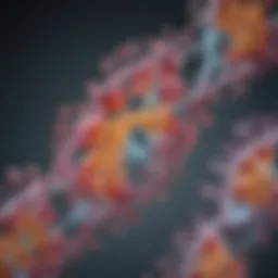 Illustration of mRNA structure highlighting nucleotide components
