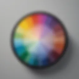 A detailed illustration of the light color wheel showcasing primary, secondary, and tertiary colors.