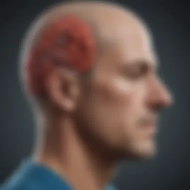 Types of Headaches Following TBI Diagram showing different types of headaches post-TBI