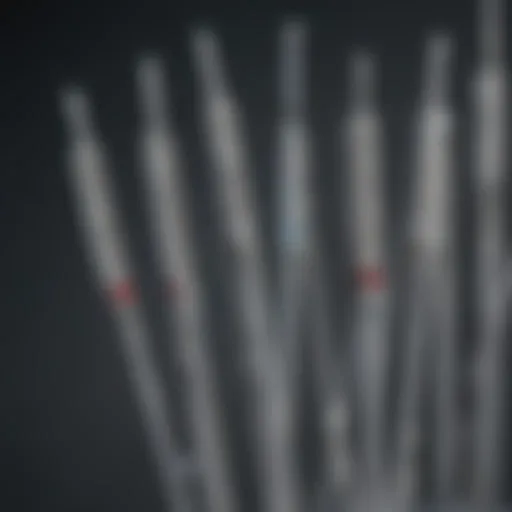 Detailed view of UTM swab components highlighting their structure and materials.