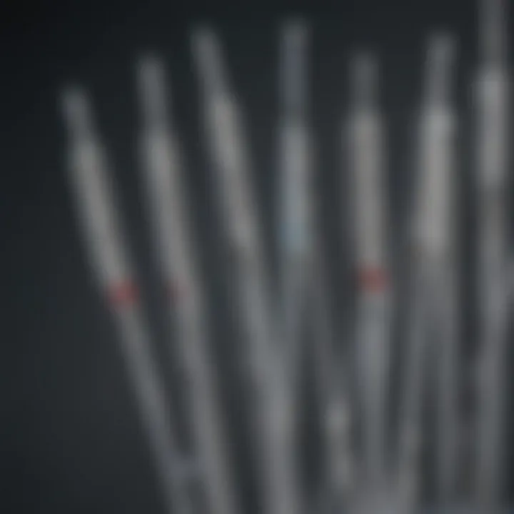 Detailed view of UTM swab components highlighting their structure and materials.